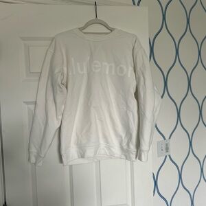 Lululemon White Sweatshirt